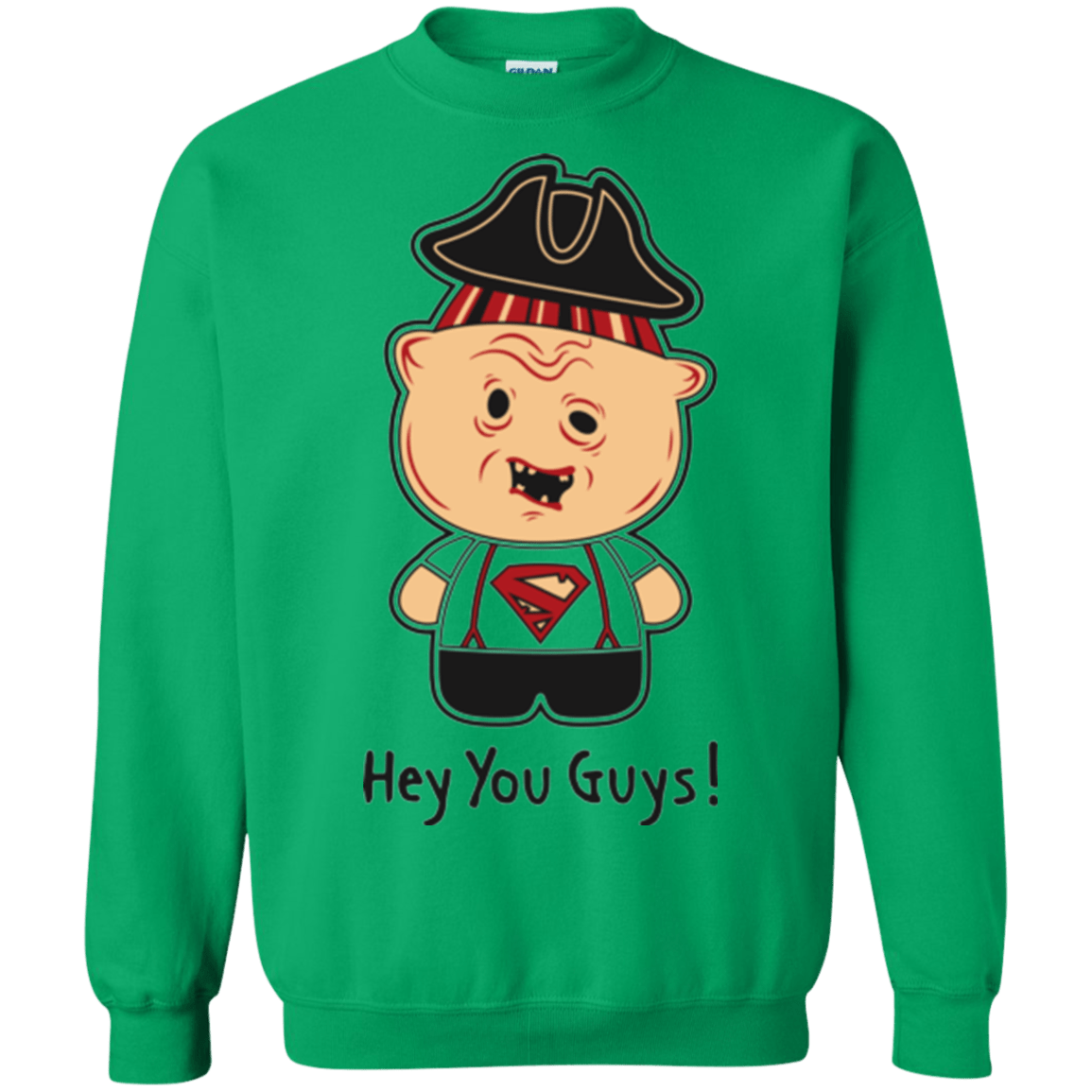 Sweatshirts Irish Green / Small Hey You Guys Crewneck Sweatshirt