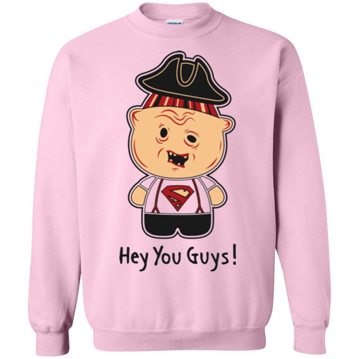 Sweatshirts Light Pink / Small Hey You Guys Crewneck Sweatshirt