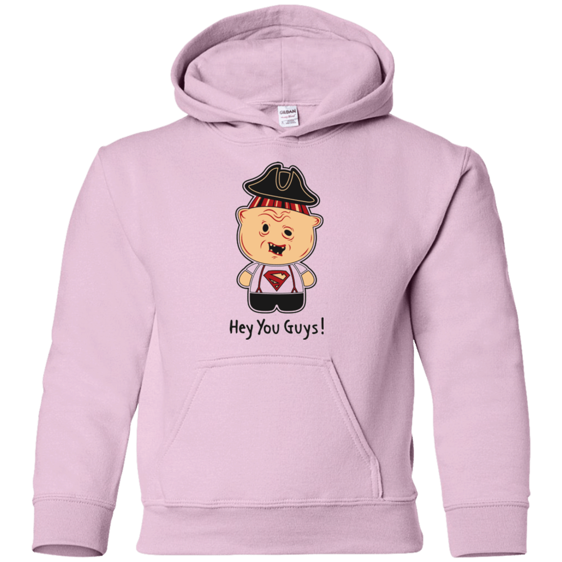 Sweatshirts Light Pink / YS Hey You Guys Youth Hoodie