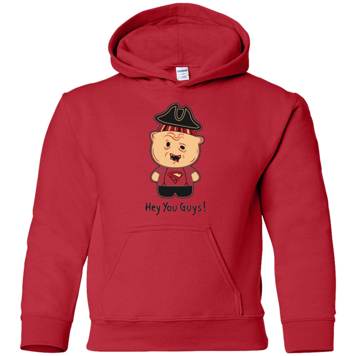 Sweatshirts Red / YS Hey You Guys Youth Hoodie