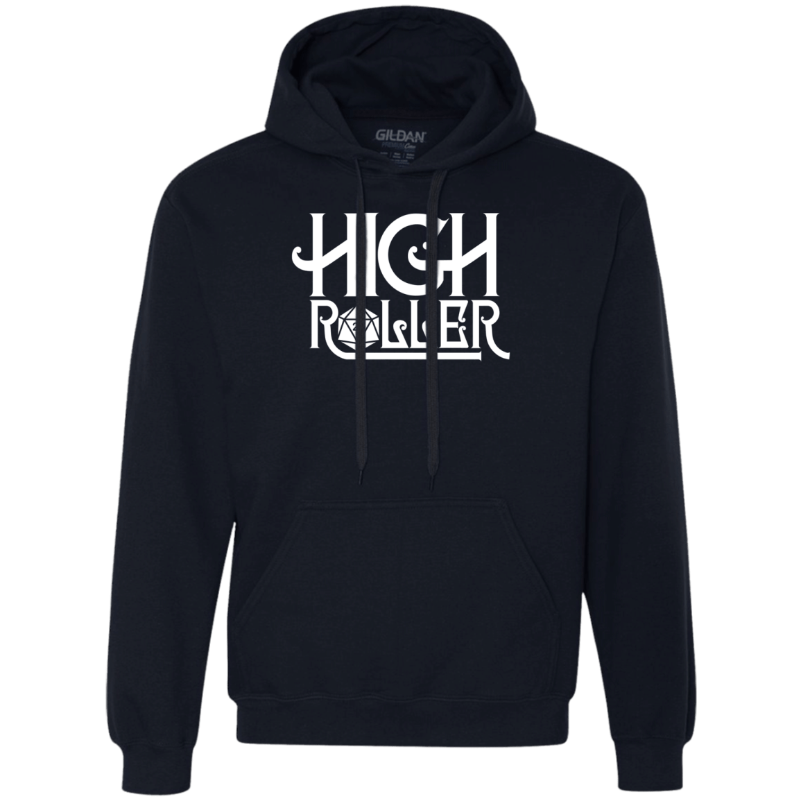 Sweatshirts Navy / Small High Roller Premium Fleece Hoodie