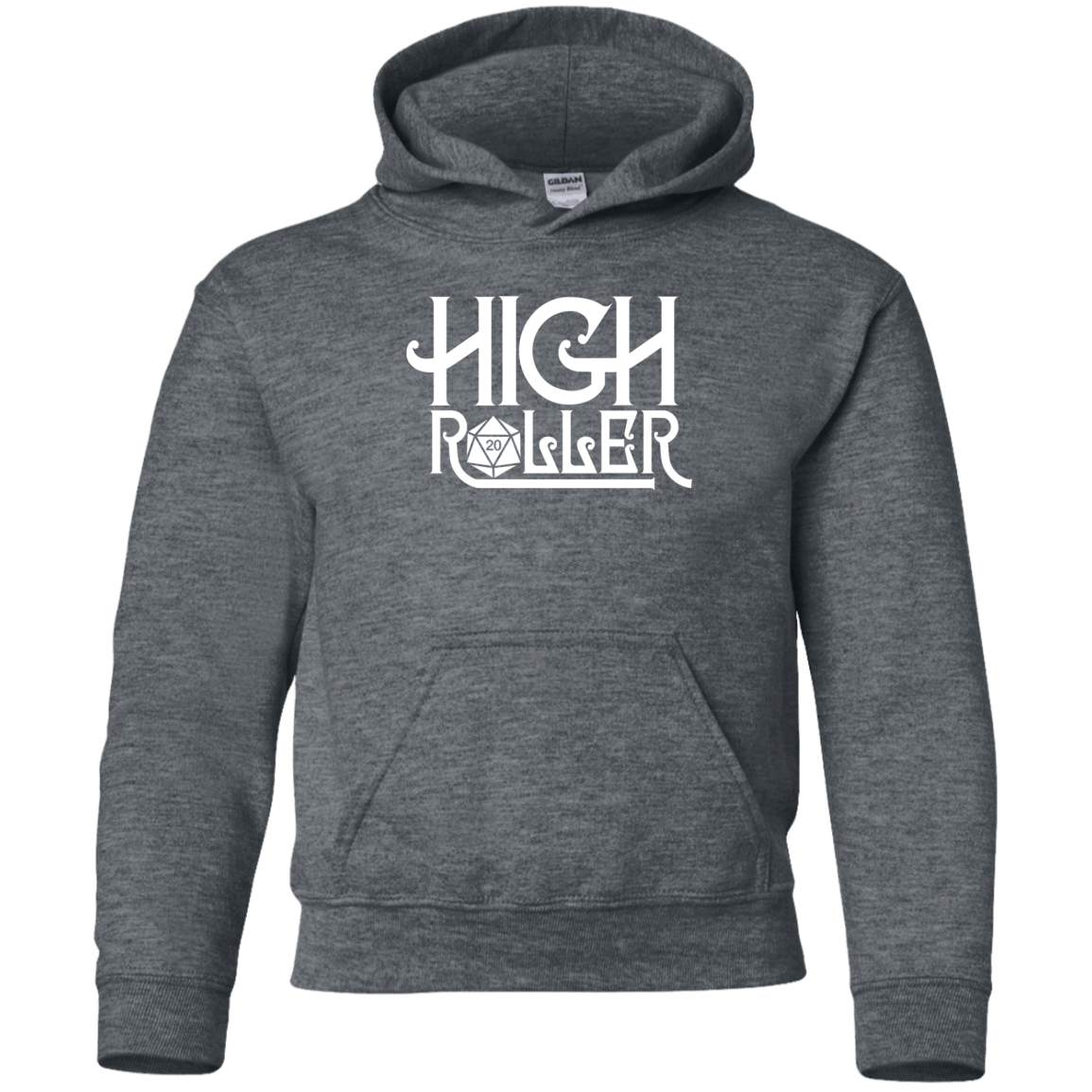 Sweatshirts Dark Heather / YS High Roller Youth Hoodie