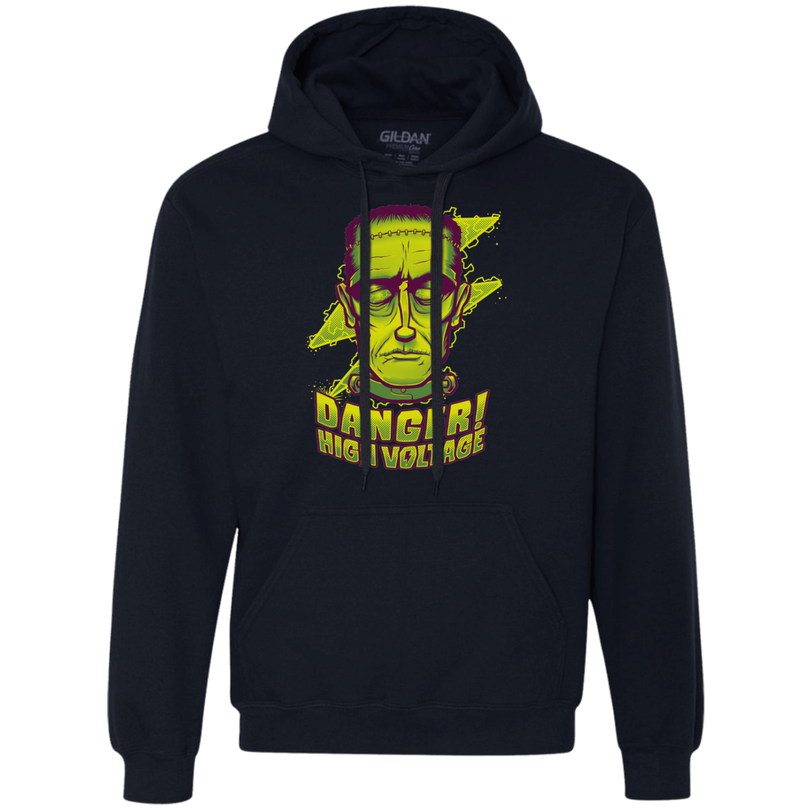 Sweatshirts Navy / Small HIGH VOLTAGE Premium Fleece Hoodie