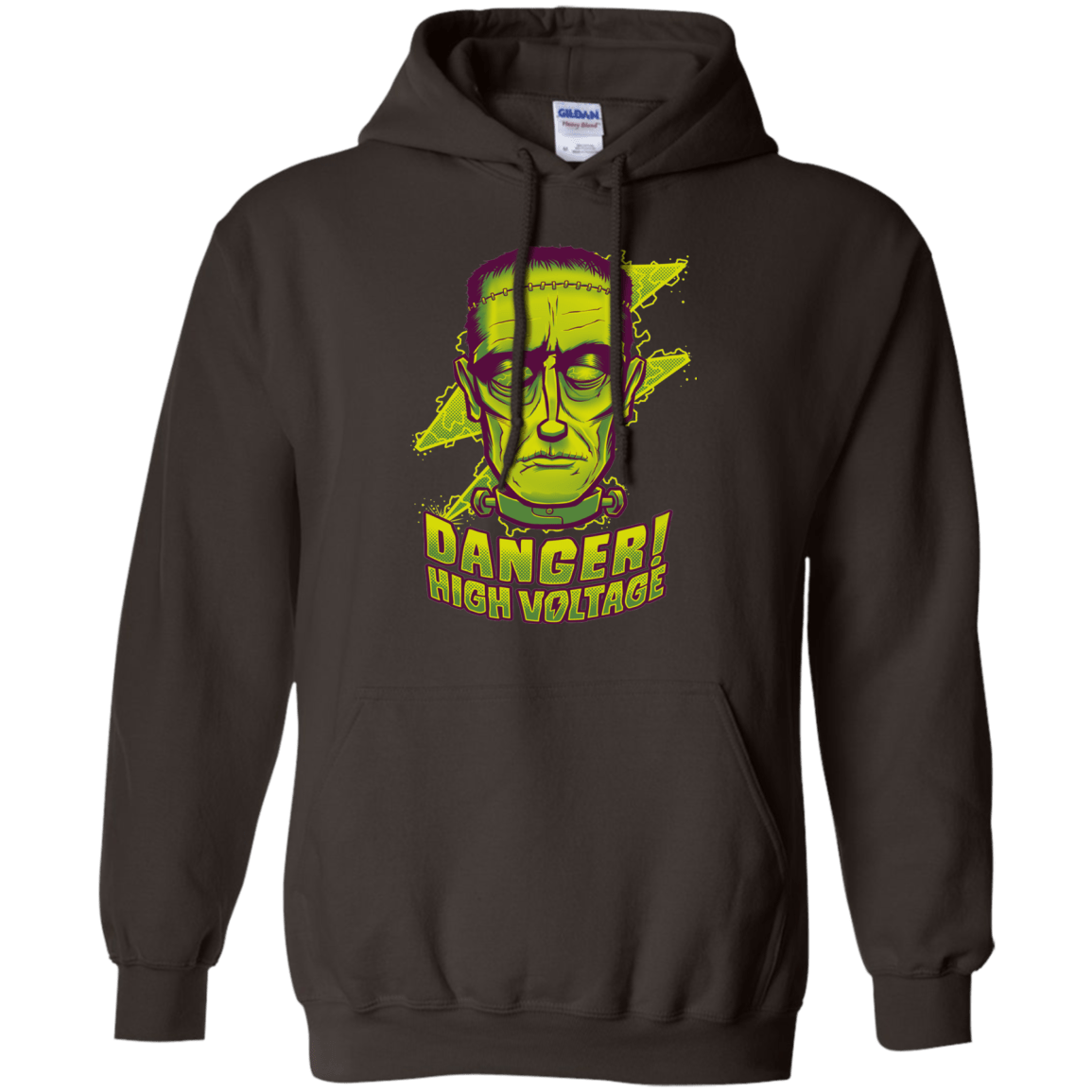 Sweatshirts Dark Chocolate / Small HIGH VOLTAGE Pullover Hoodie