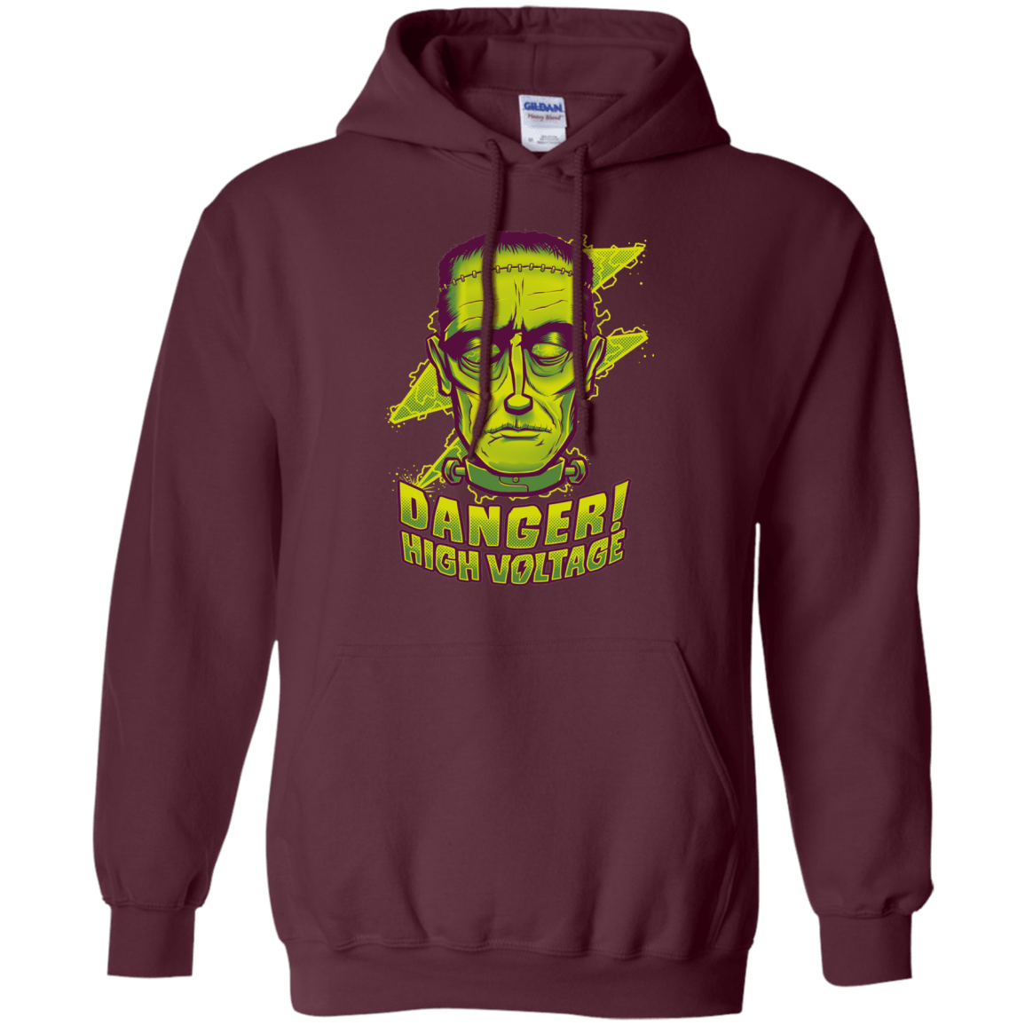 Sweatshirts Maroon / Small HIGH VOLTAGE Pullover Hoodie