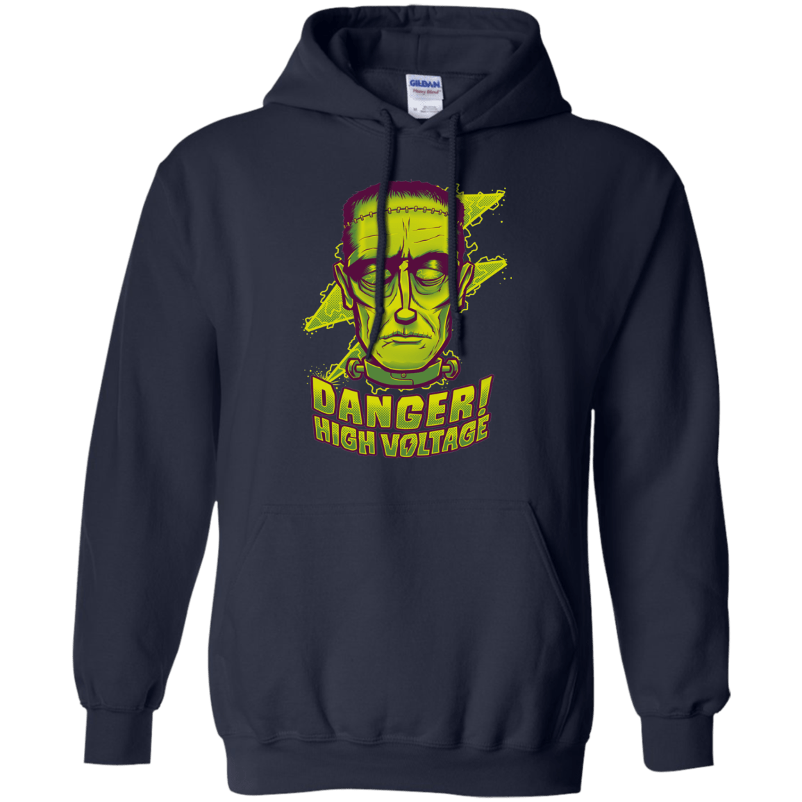 Sweatshirts Navy / Small HIGH VOLTAGE Pullover Hoodie