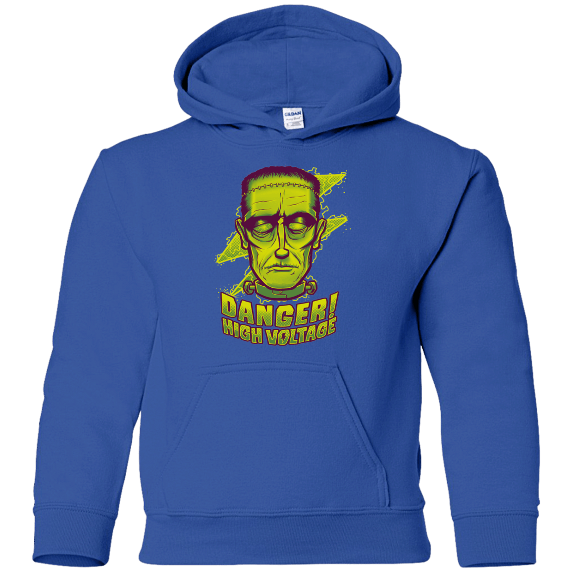 Sweatshirts Royal / YS HIGH VOLTAGE Youth Hoodie