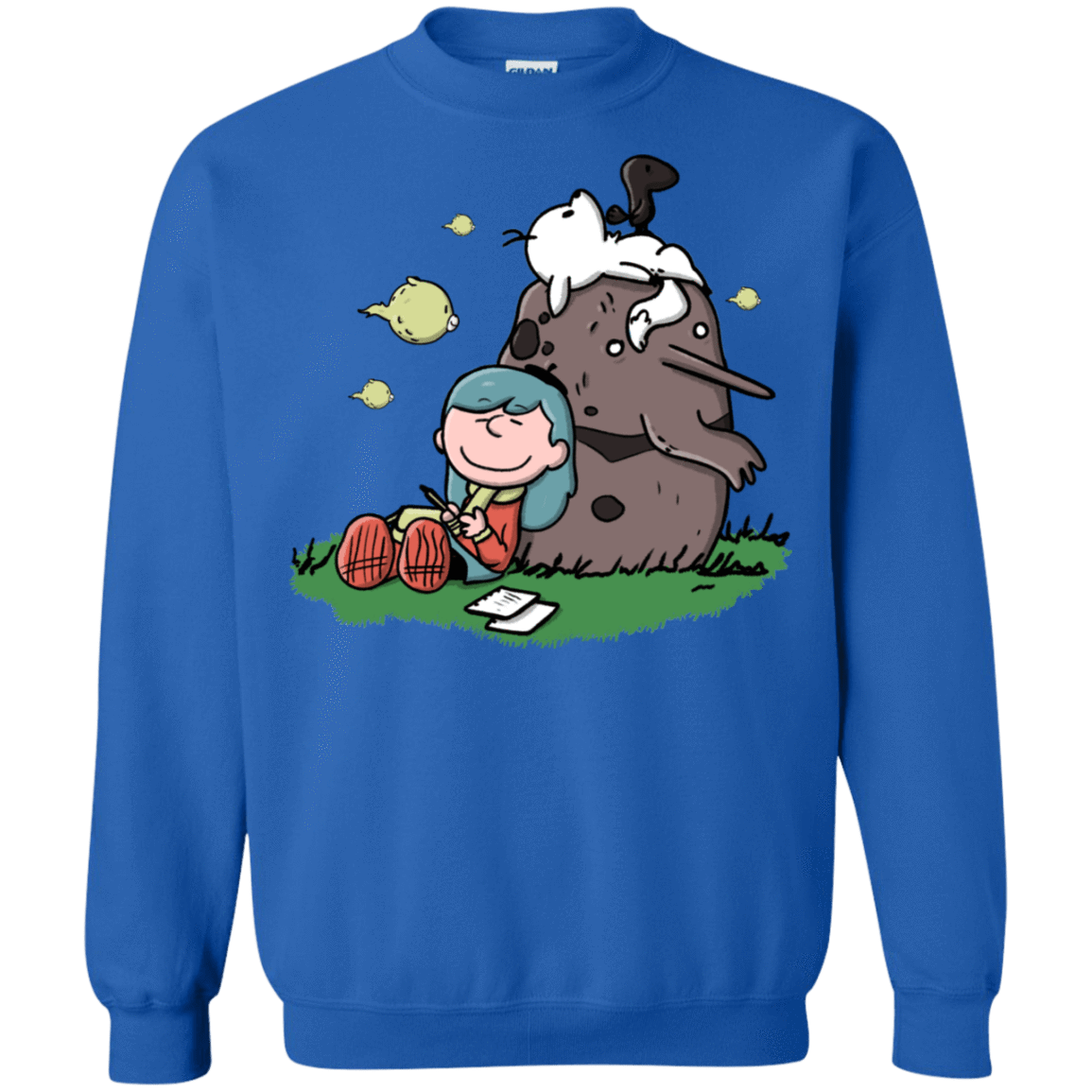 Sweatshirts Royal / S Hilda Brown Crewneck Sweatshirt