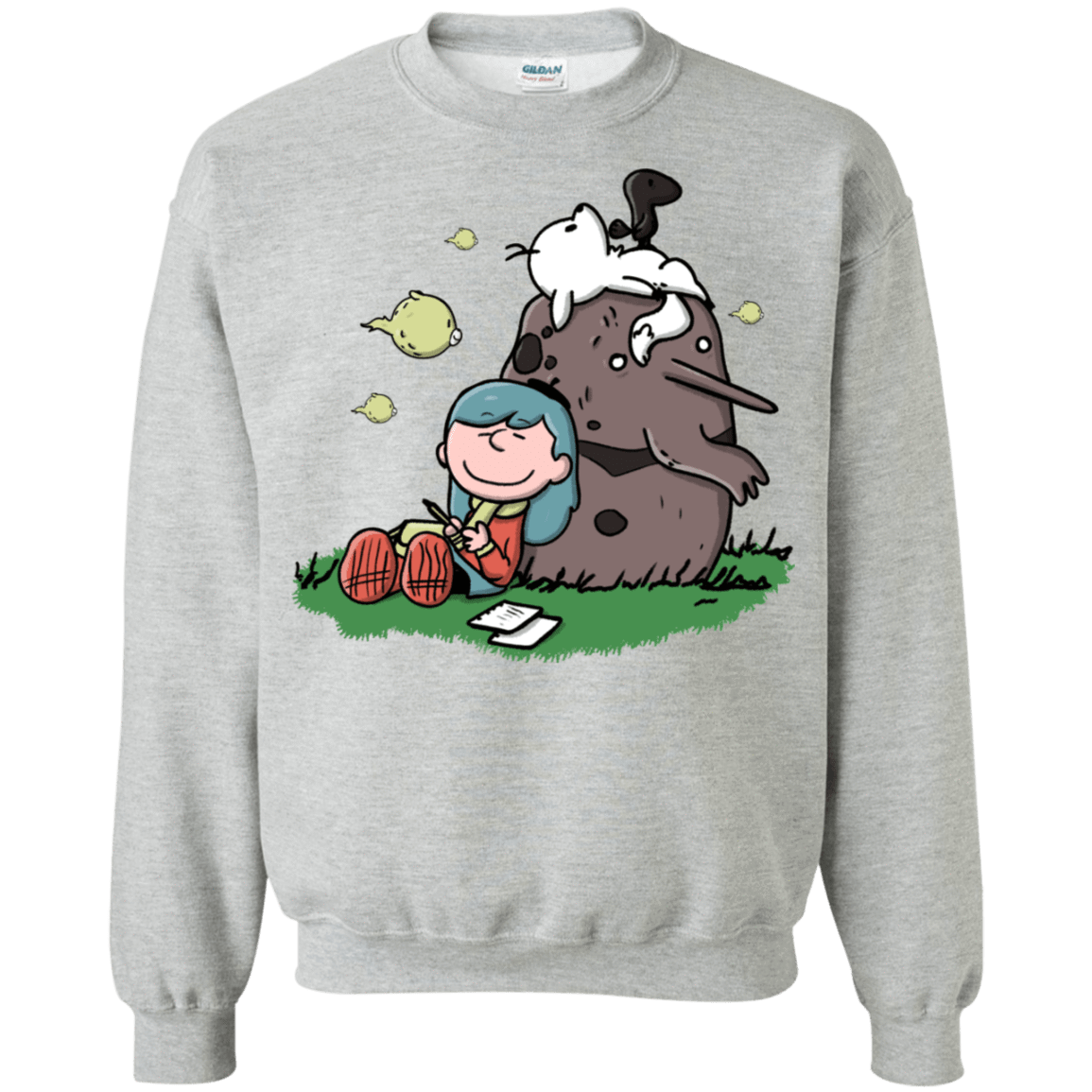 Sweatshirts Sport Grey / S Hilda Brown Crewneck Sweatshirt
