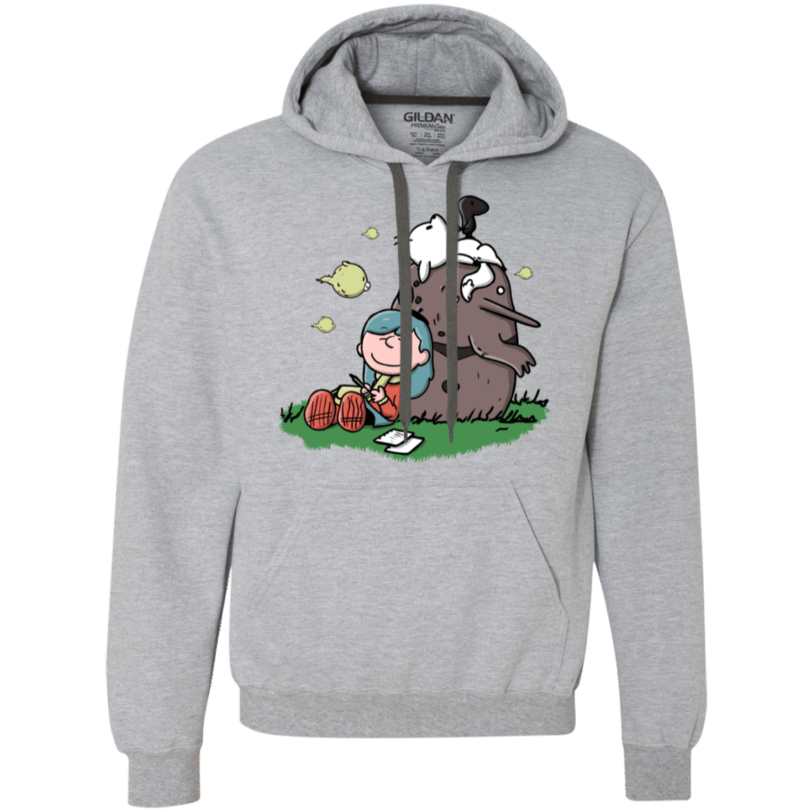 Sweatshirts Sport Grey / 2XL Hilda Brown Premium Fleece Hoodie