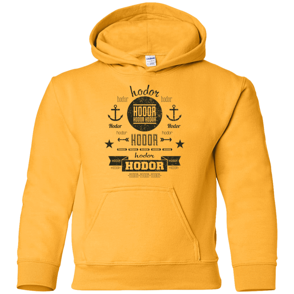 Sweatshirts Gold / YS Hipster Quotes Youth Hoodie