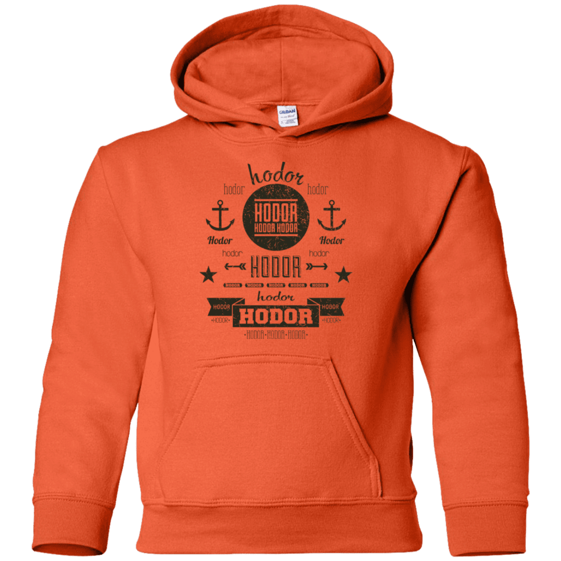 Sweatshirts Orange / YS Hipster Quotes Youth Hoodie