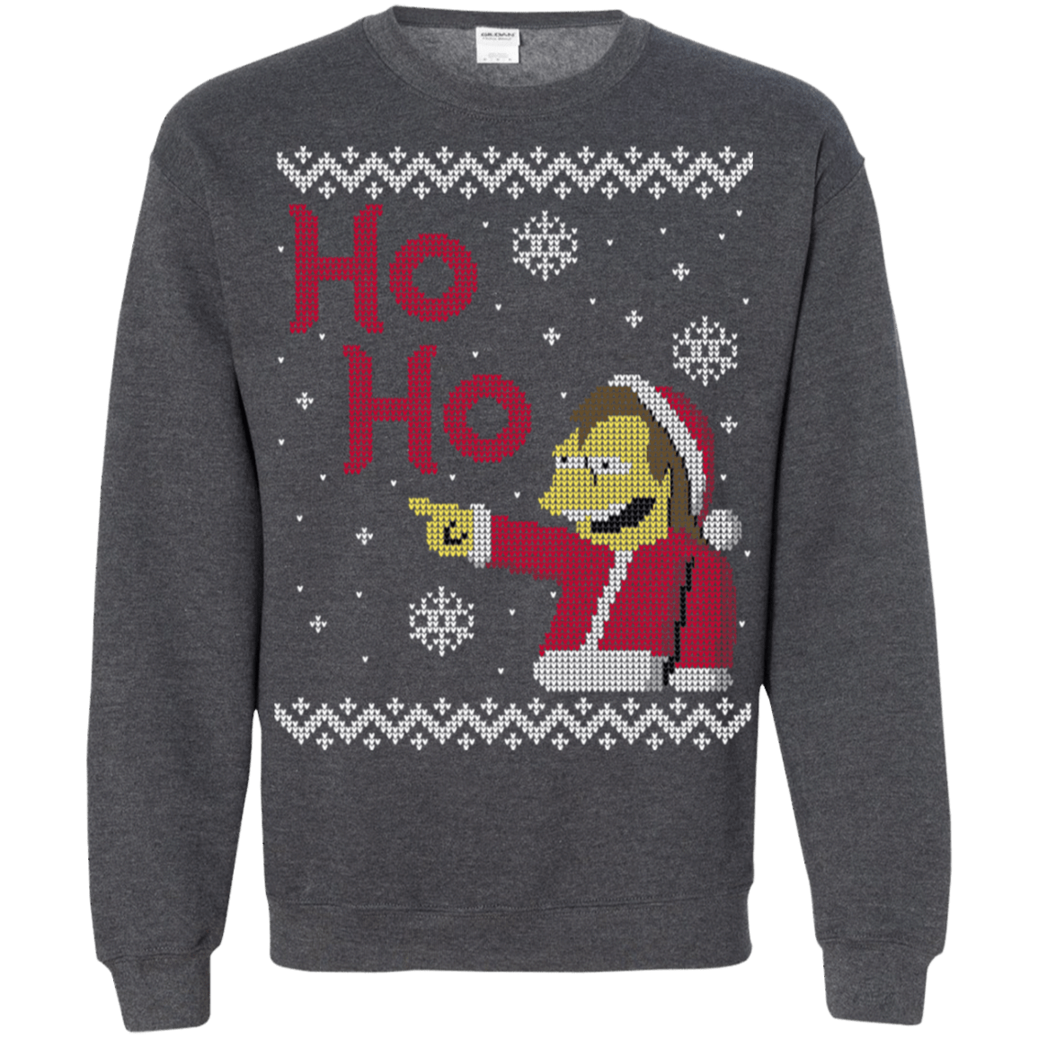 Sweatshirts Dark Heather / S Ho-Ho! Crewneck Sweatshirt
