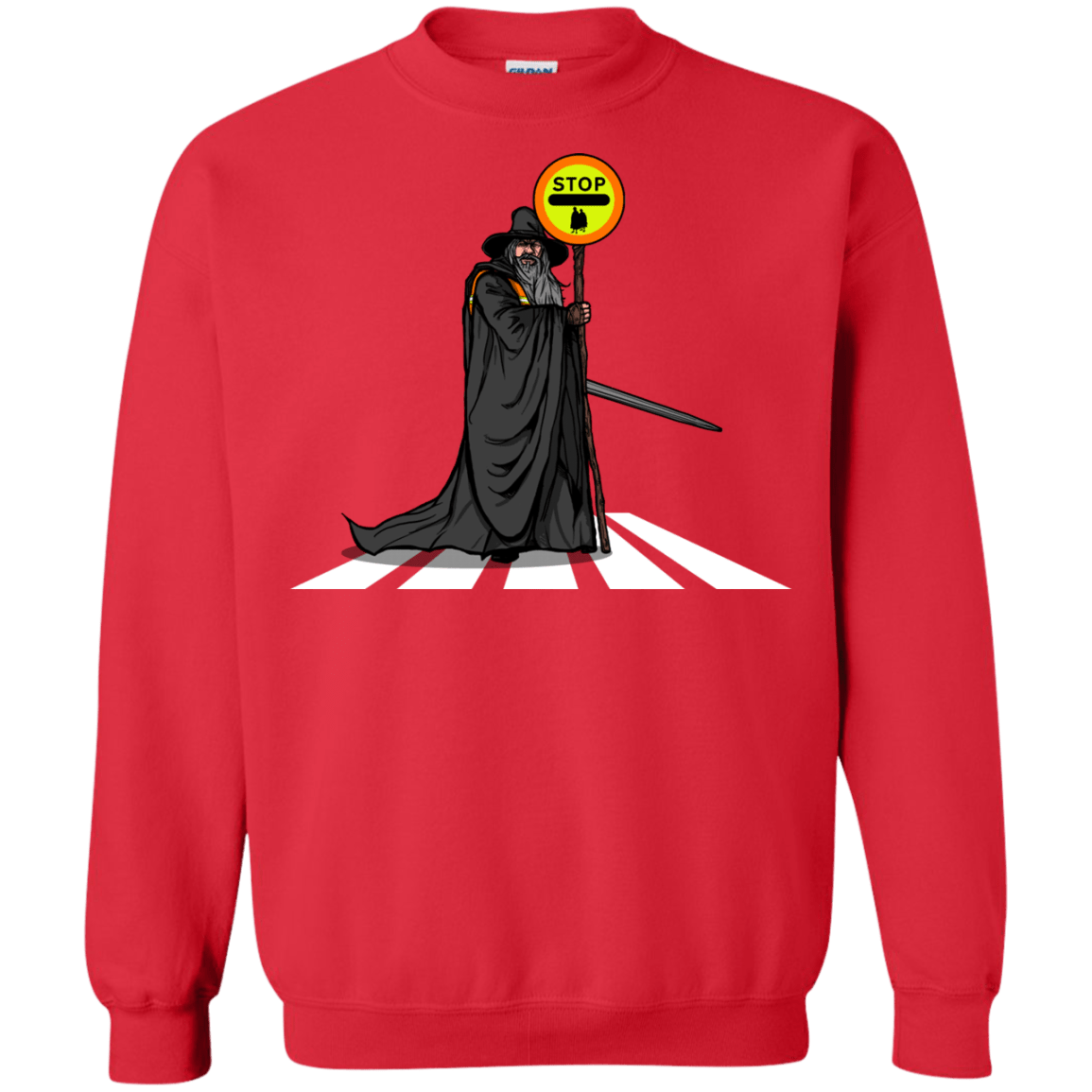Sweatshirts Red / S Hobbit Crossing Crewneck Sweatshirt