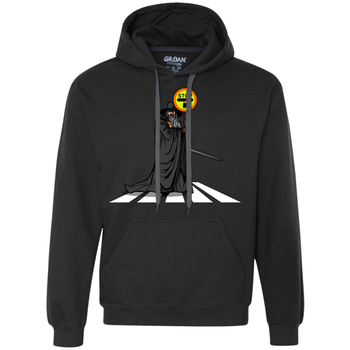 Sweatshirts Black / S Hobbit Crossing Premium Fleece Hoodie