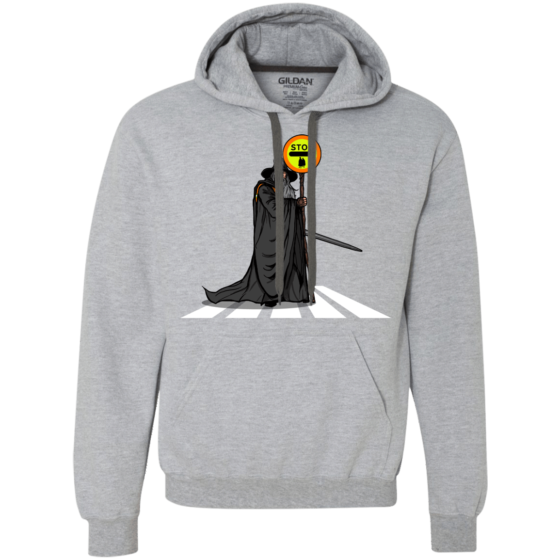 Sweatshirts Sport Grey / S Hobbit Crossing Premium Fleece Hoodie