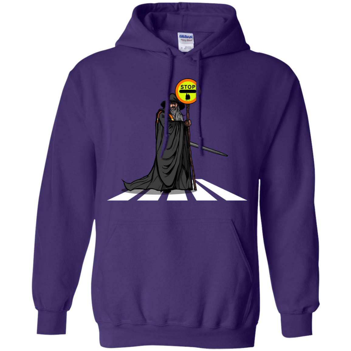 Sweatshirts Purple / S Hobbit Crossing Pullover Hoodie