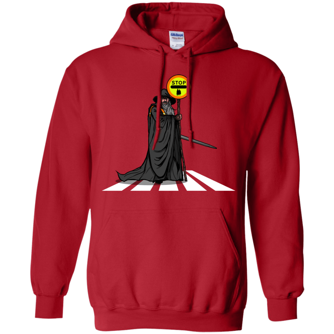 Sweatshirts Red / S Hobbit Crossing Pullover Hoodie