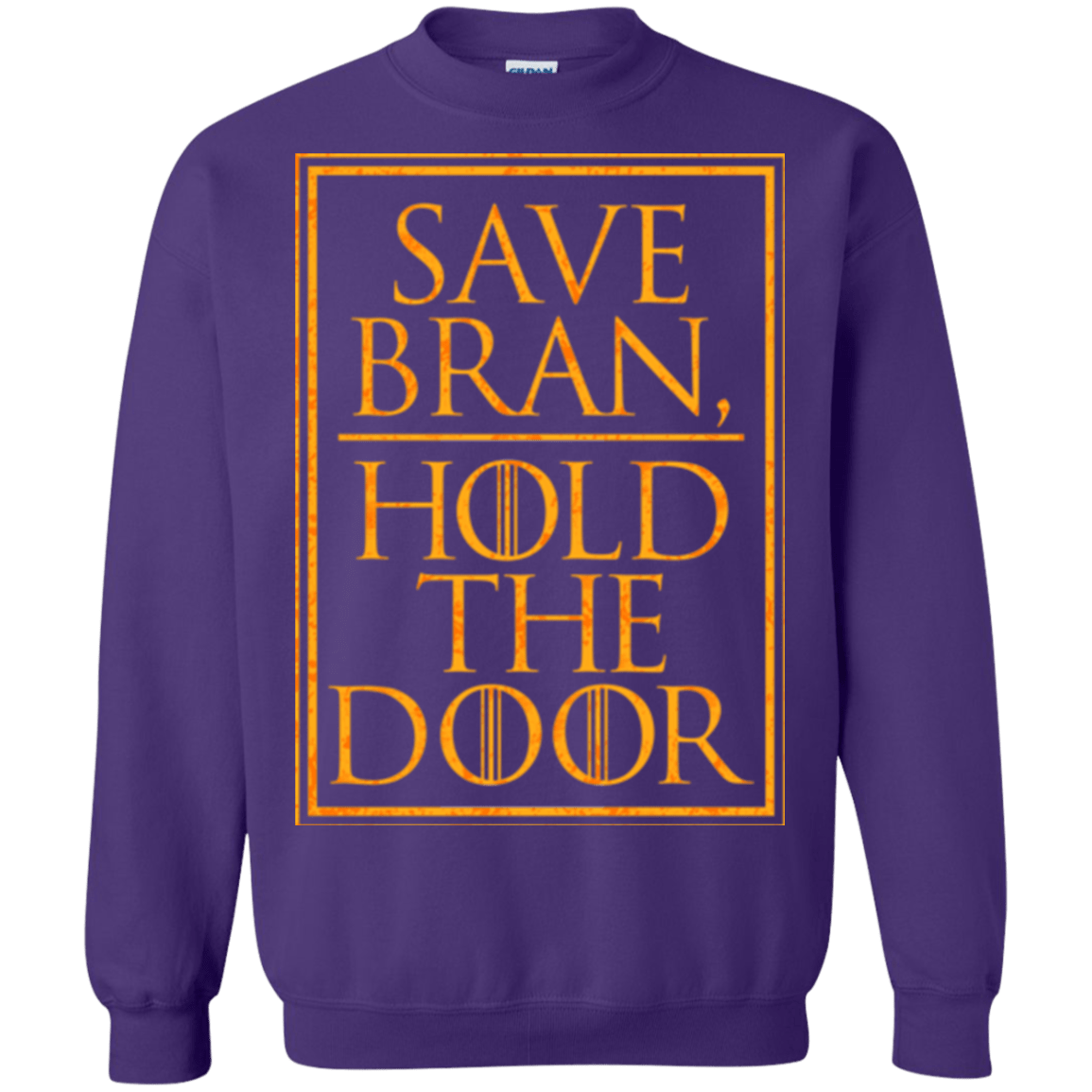 Sweatshirts Purple / S Hold the Door Crewneck Sweatshirt