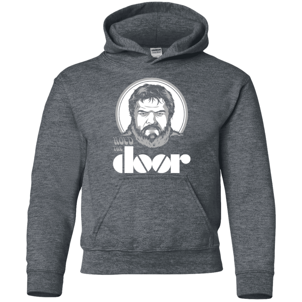 Sweatshirts Dark Heather / YS Hold the Doors Youth Hoodie