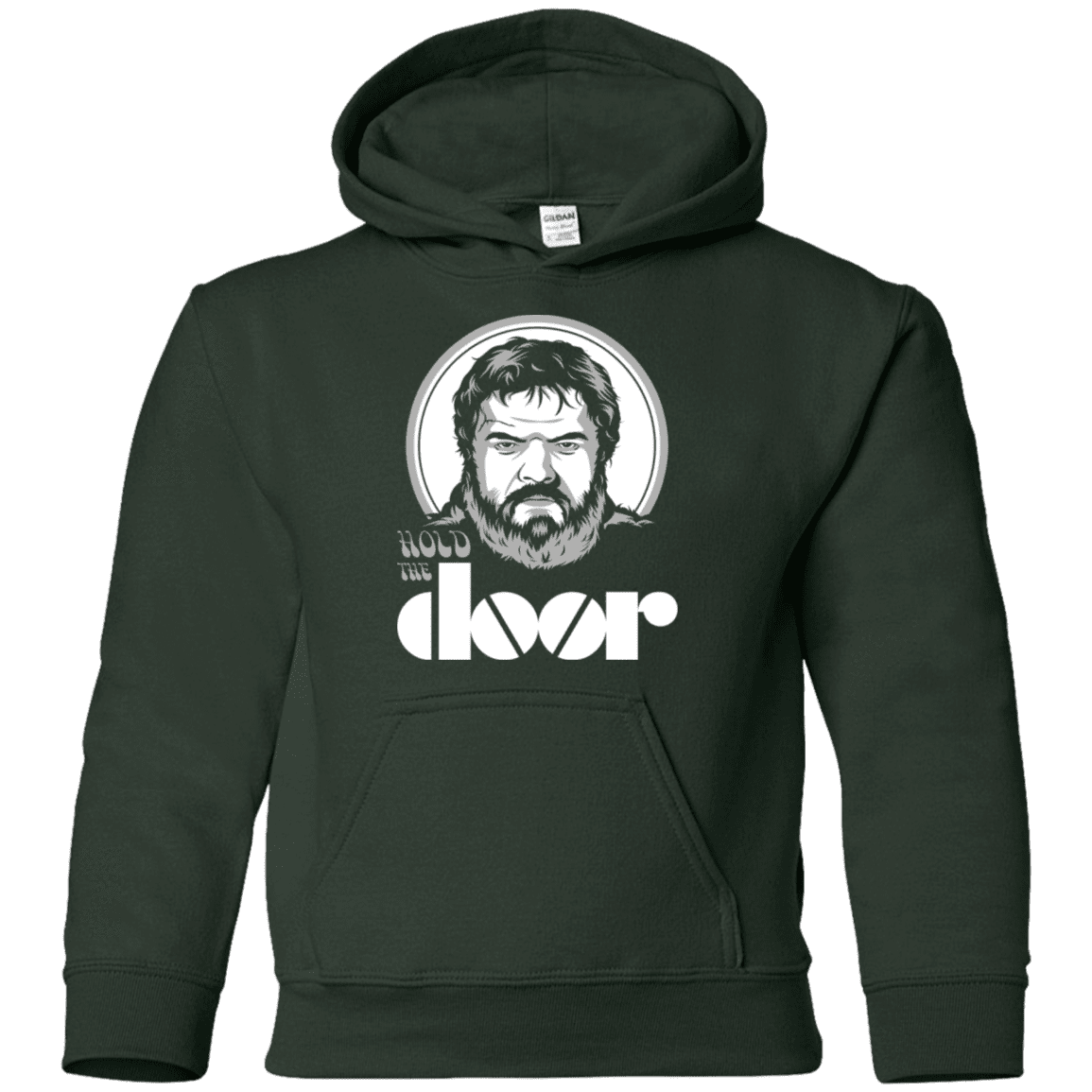 Sweatshirts Forest Green / YS Hold the Doors Youth Hoodie