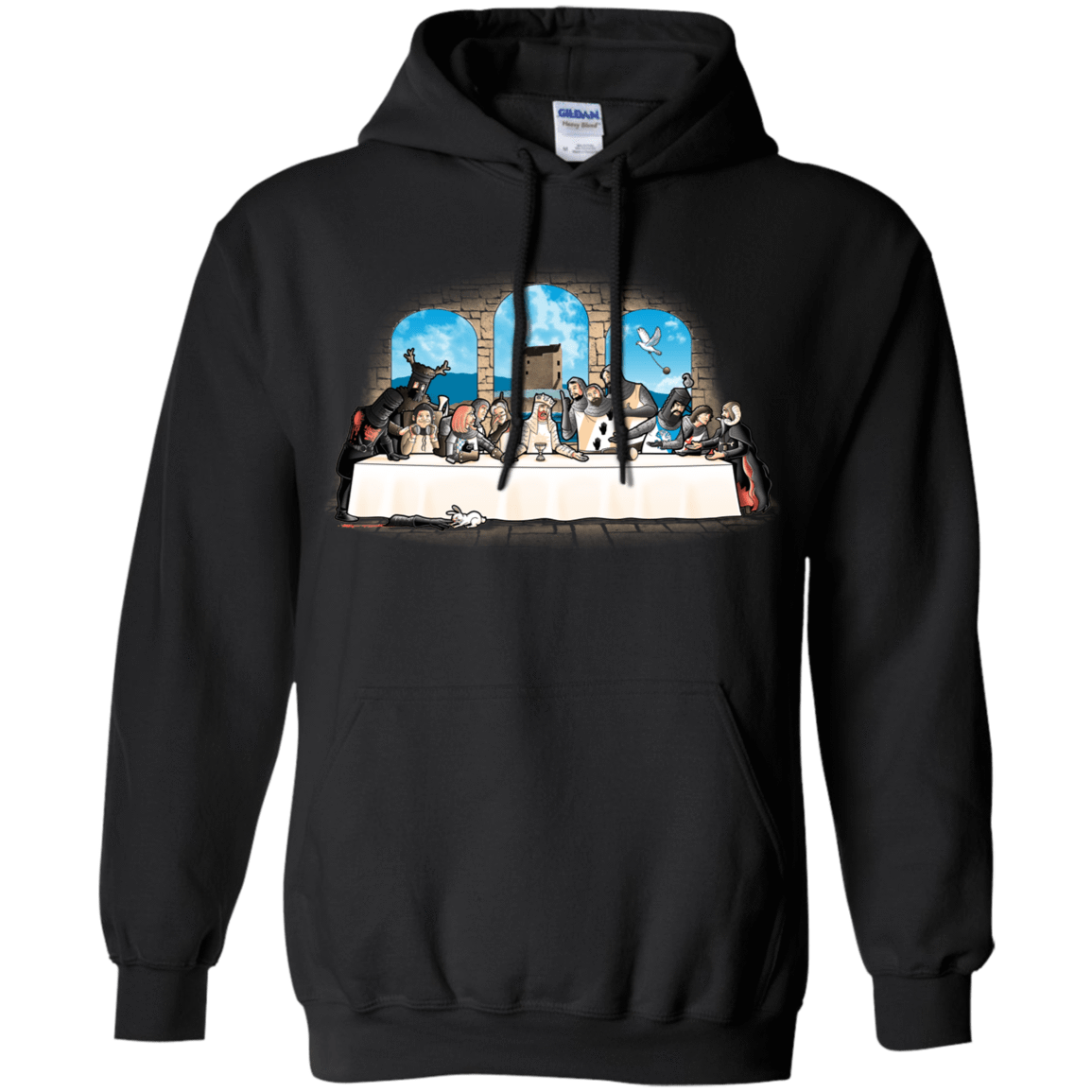 Sweatshirts Black / S Holy Grail Dinner Pullover Hoodie