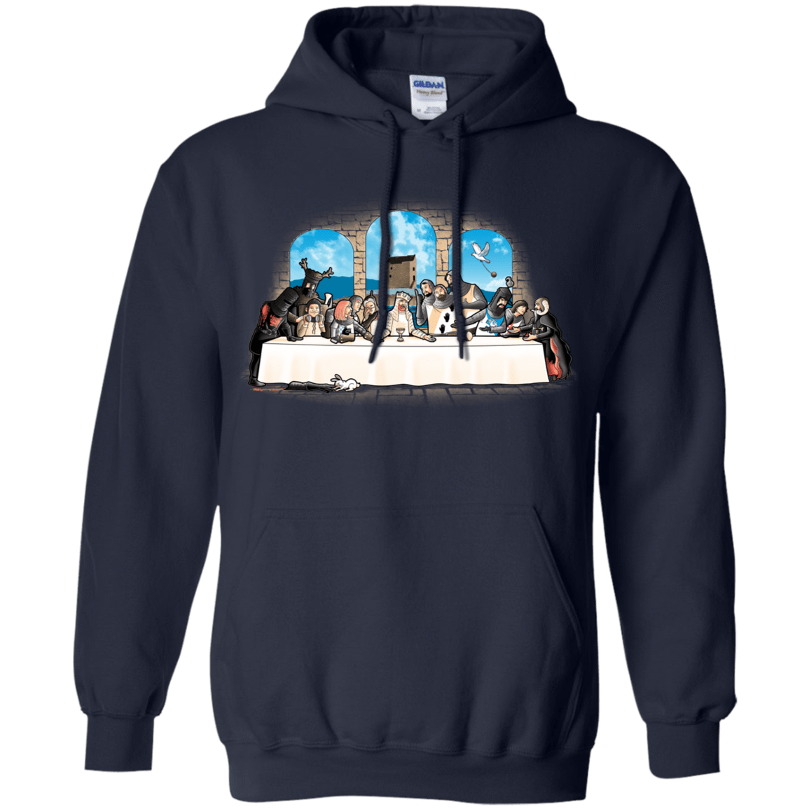 Sweatshirts Navy / S Holy Grail Dinner Pullover Hoodie