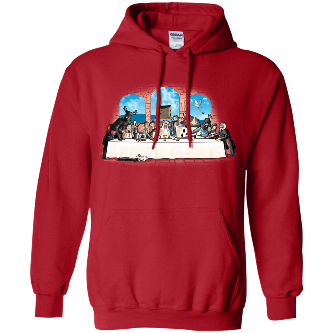Sweatshirts Red / S Holy Grail Dinner Pullover Hoodie