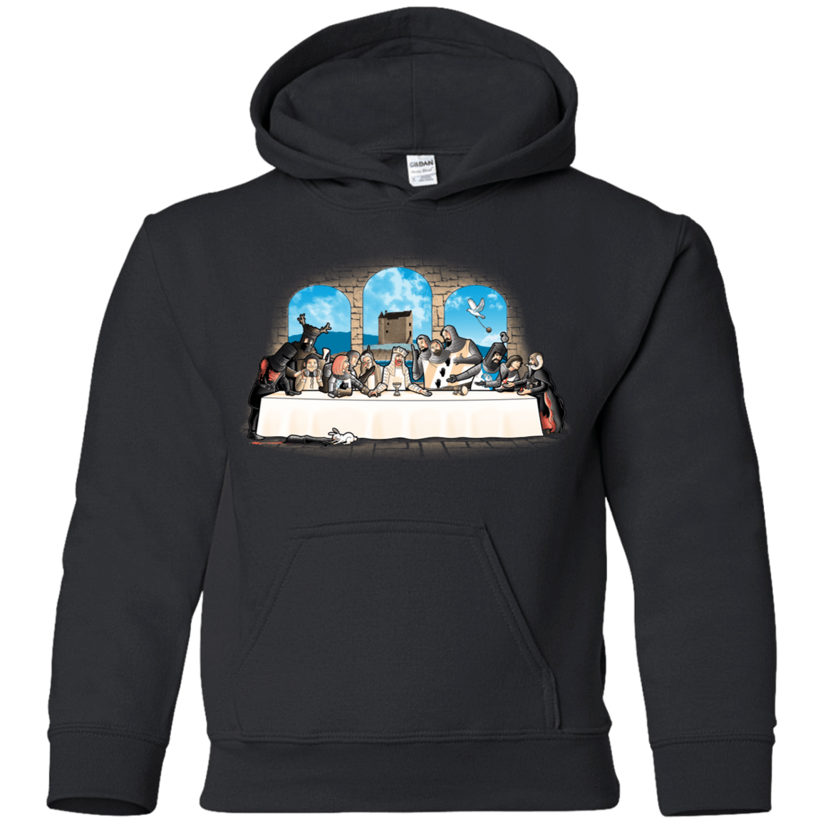 Sweatshirts Black / YS Holy Grail Dinner Youth Hoodie