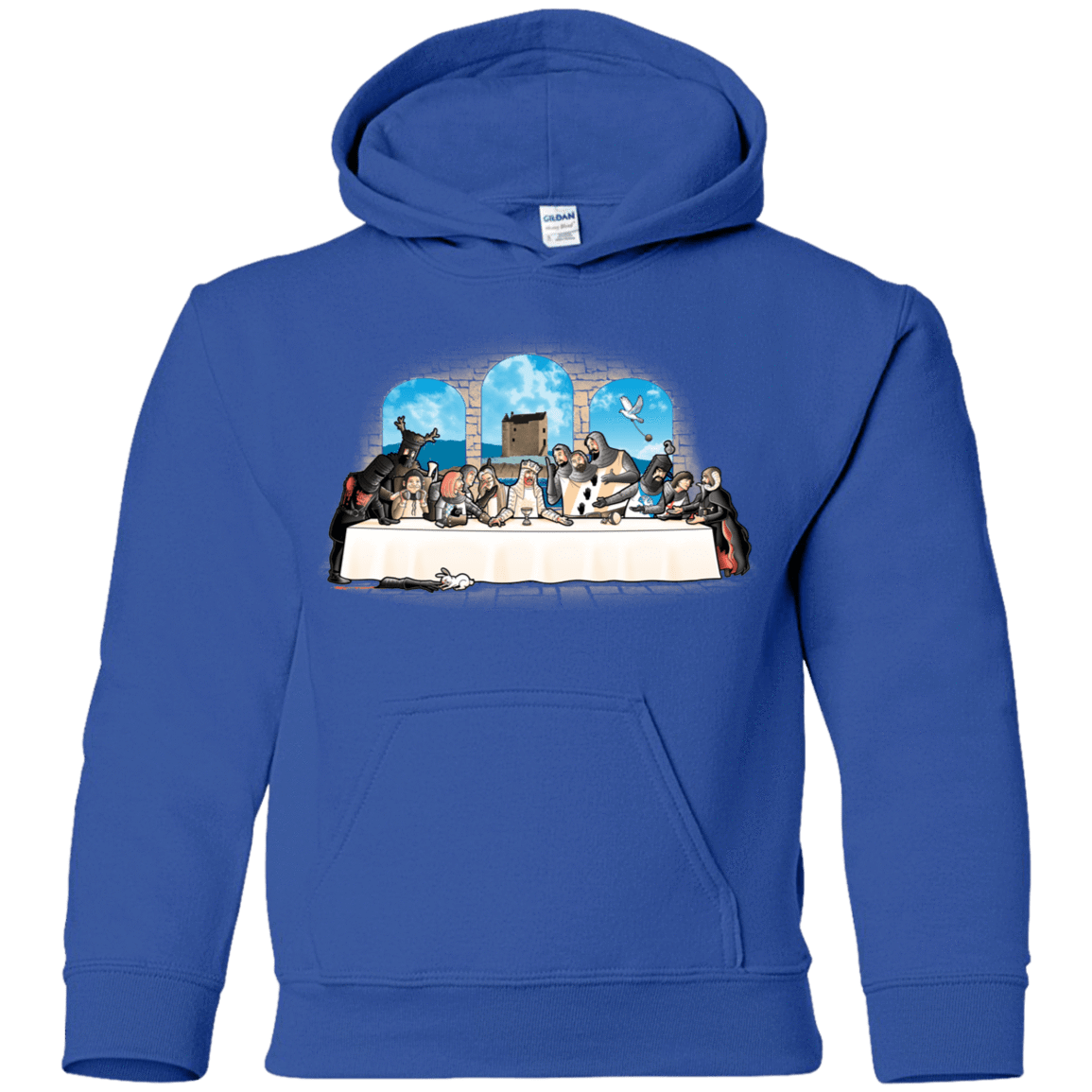 Sweatshirts Royal / YS Holy Grail Dinner Youth Hoodie