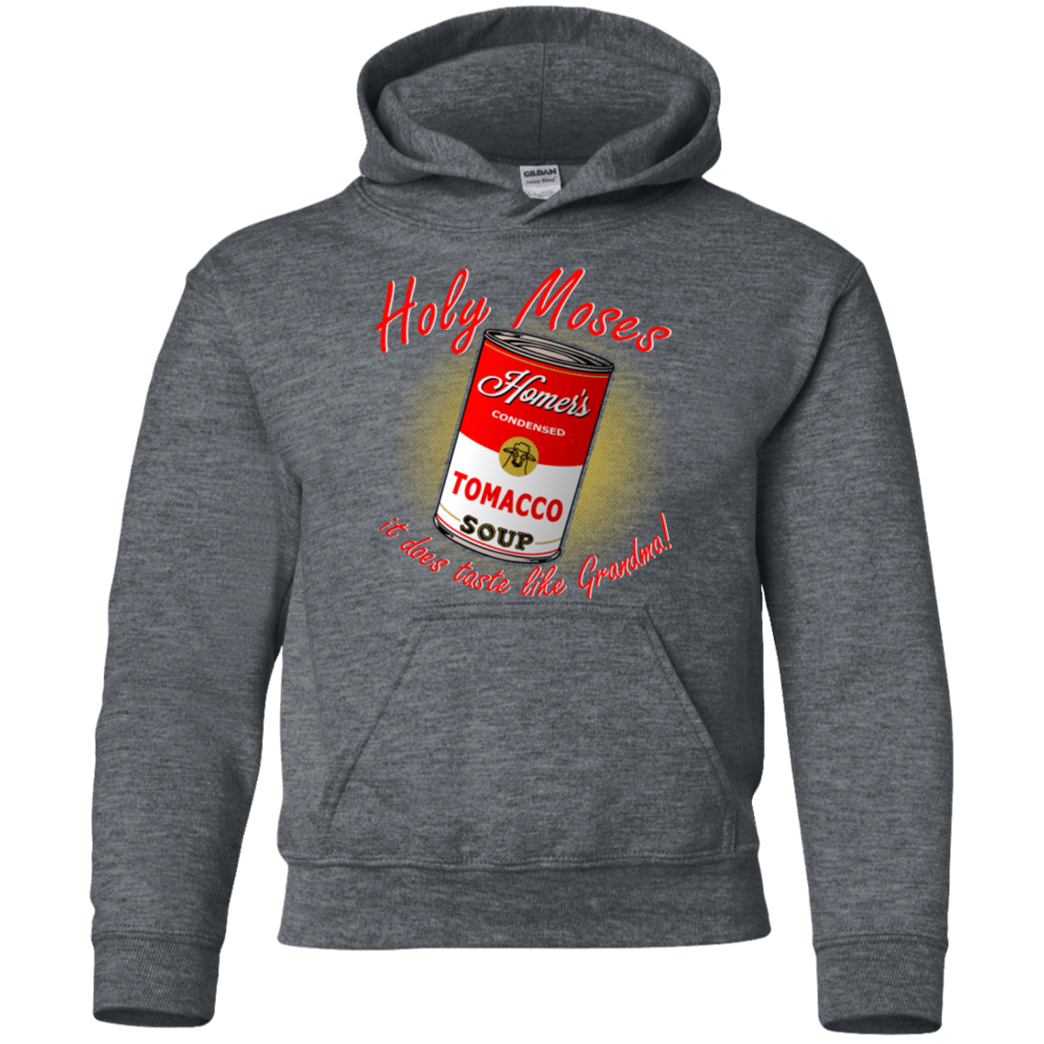 Sweatshirts Dark Heather / YS Holy moses Youth Hoodie