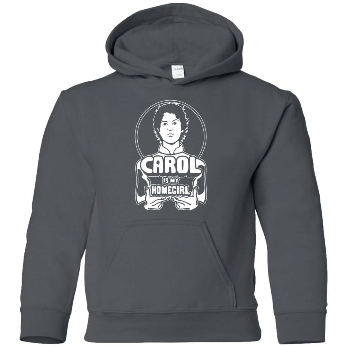Sweatshirts Charcoal / YS Homegirl Carol Youth Hoodie