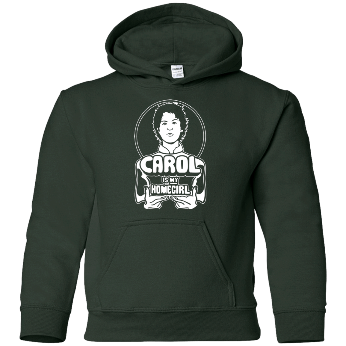 Sweatshirts Forest Green / YS Homegirl Carol Youth Hoodie