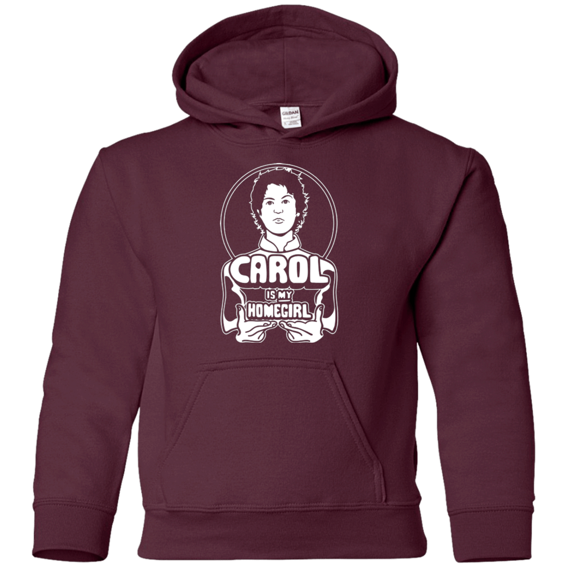Sweatshirts Maroon / YS Homegirl Carol Youth Hoodie