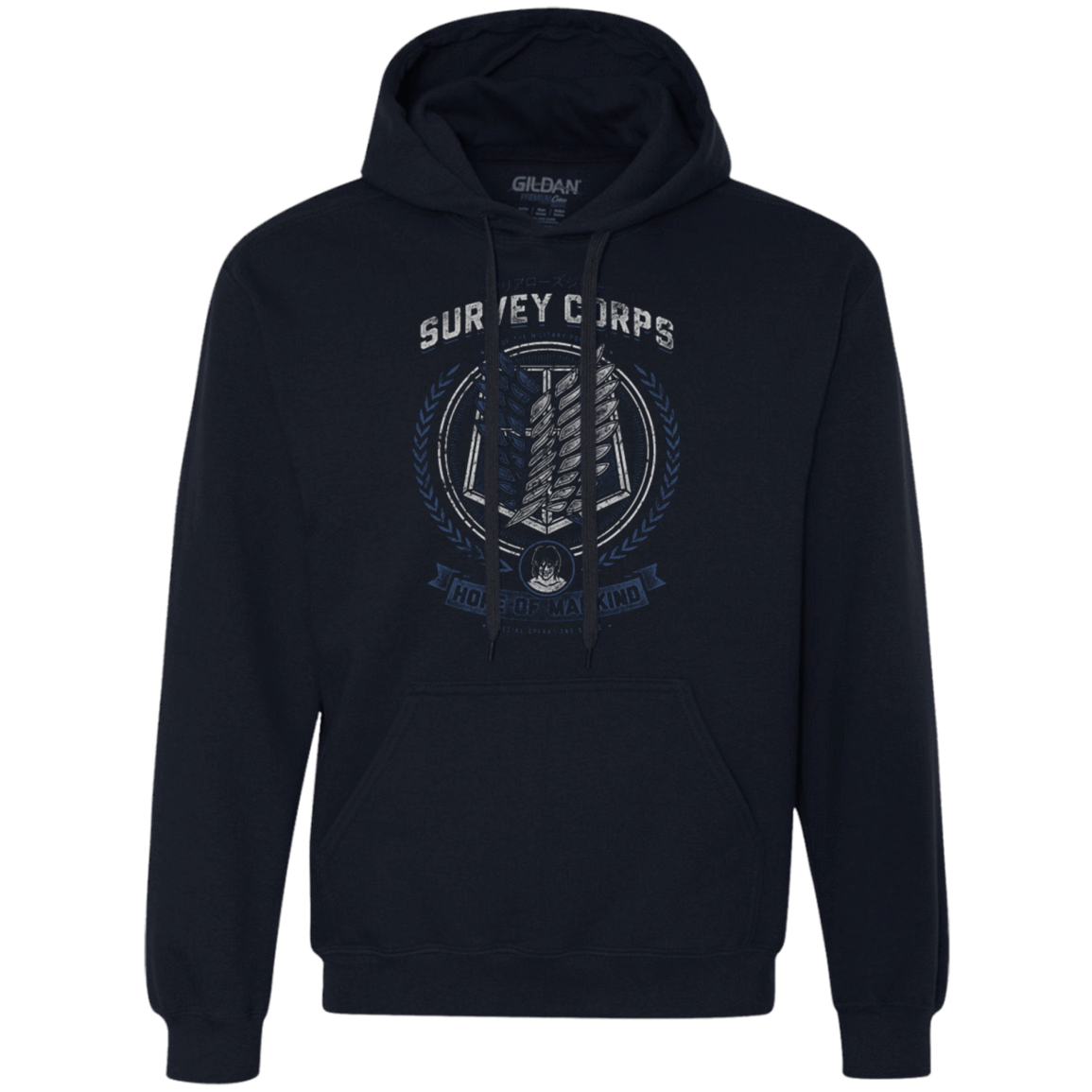Sweatshirts Navy / Small Hope of Mankind Premium Fleece Hoodie