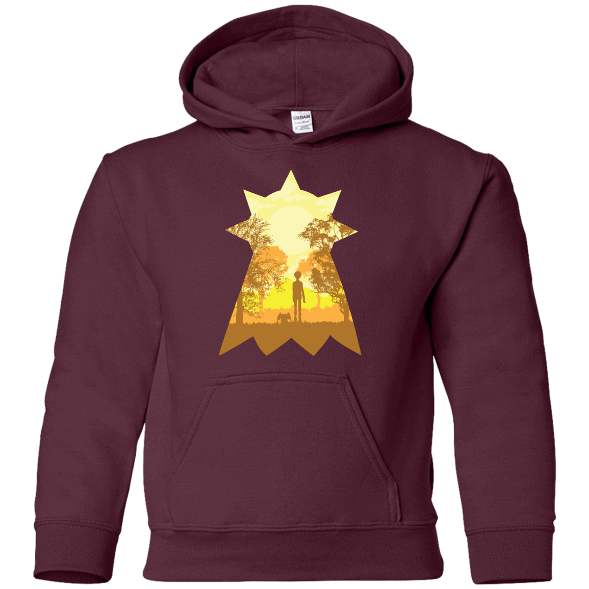 Sweatshirts Maroon / YS Hope Youth Hoodie