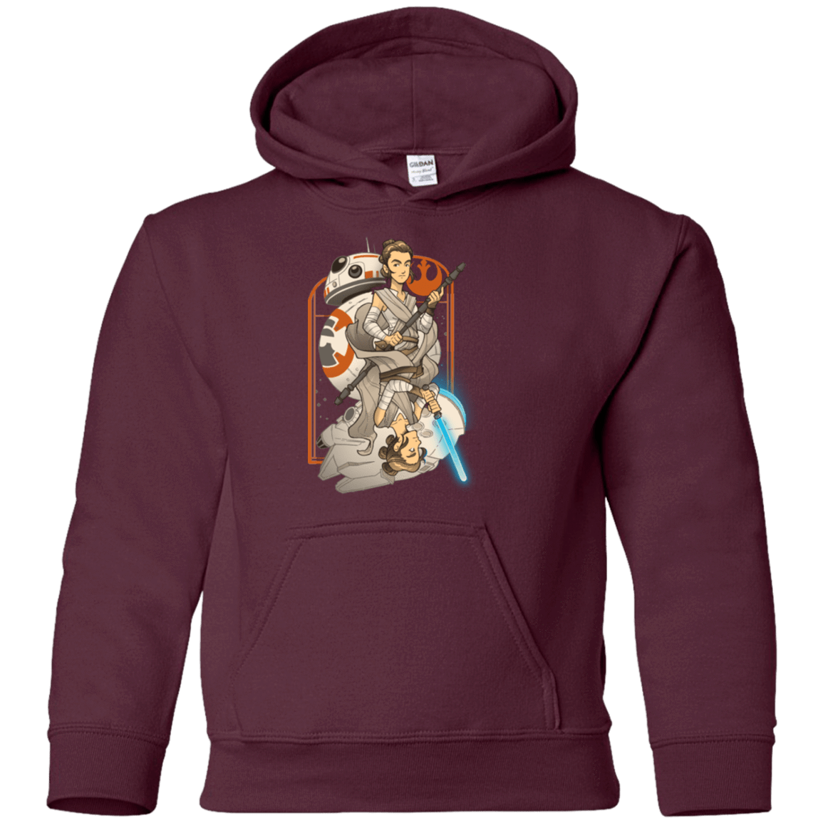 Sweatshirts Maroon / YS Hope Youth Hoodie