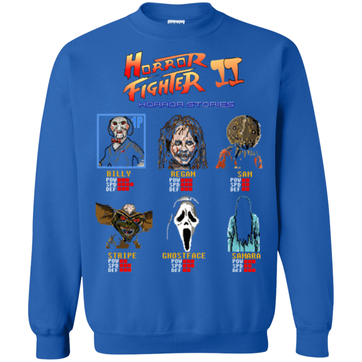 Sweatshirts Royal / Small Horror Fighter 2 Crewneck Sweatshirt