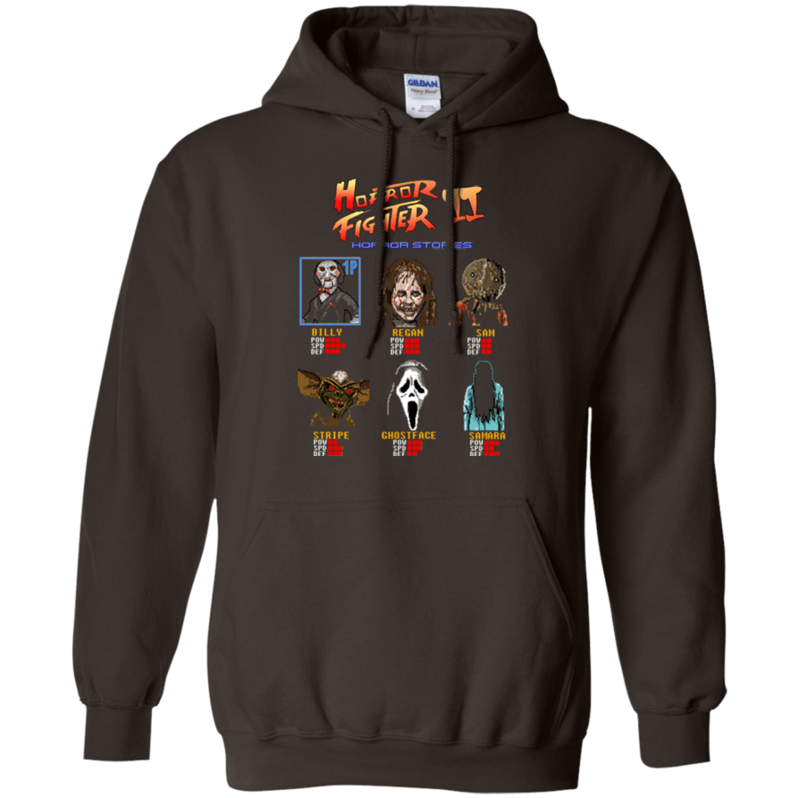 Sweatshirts Dark Chocolate / Small Horror Fighter 2 Pullover Hoodie