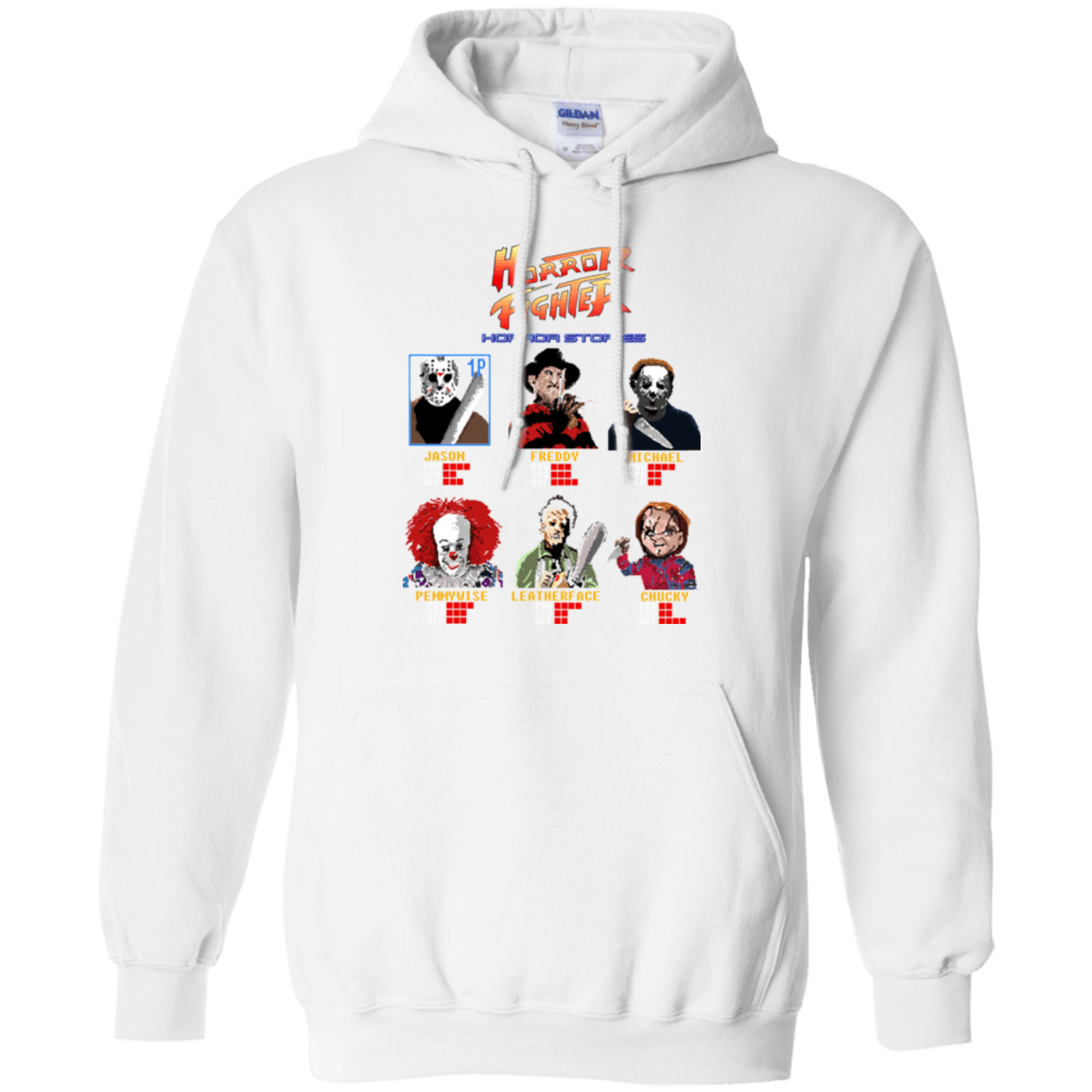 Sweatshirts White / Small Horror Fighter Pullover Hoodie
