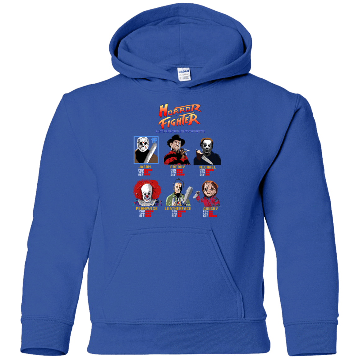 Sweatshirts Royal / YS Horror Fighter Youth Hoodie