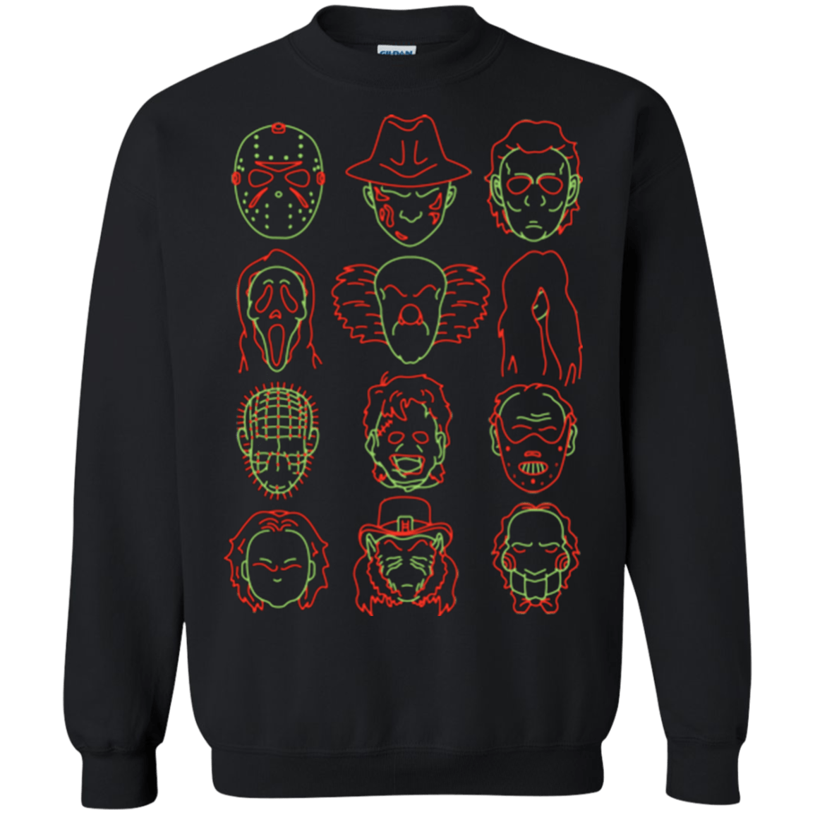 Sweatshirts Black / Small HORROR HEADS Crewneck Sweatshirt