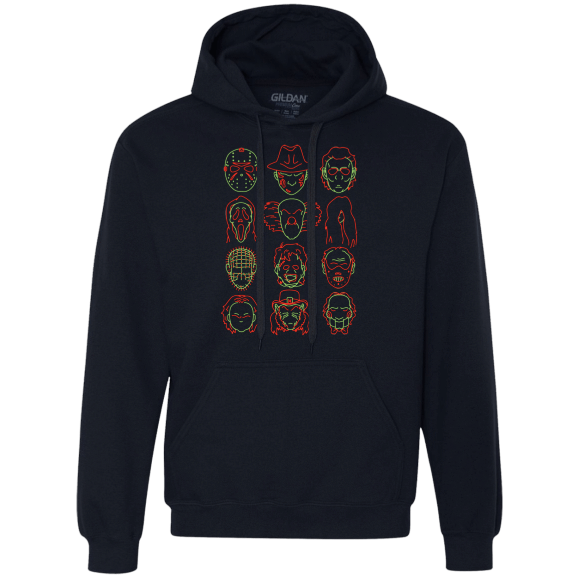Sweatshirts Navy / Small HORROR HEADS Premium Fleece Hoodie