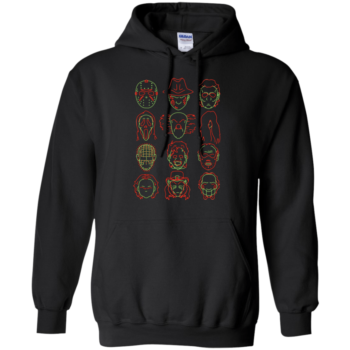 Sweatshirts Black / Small HORROR HEADS Pullover Hoodie