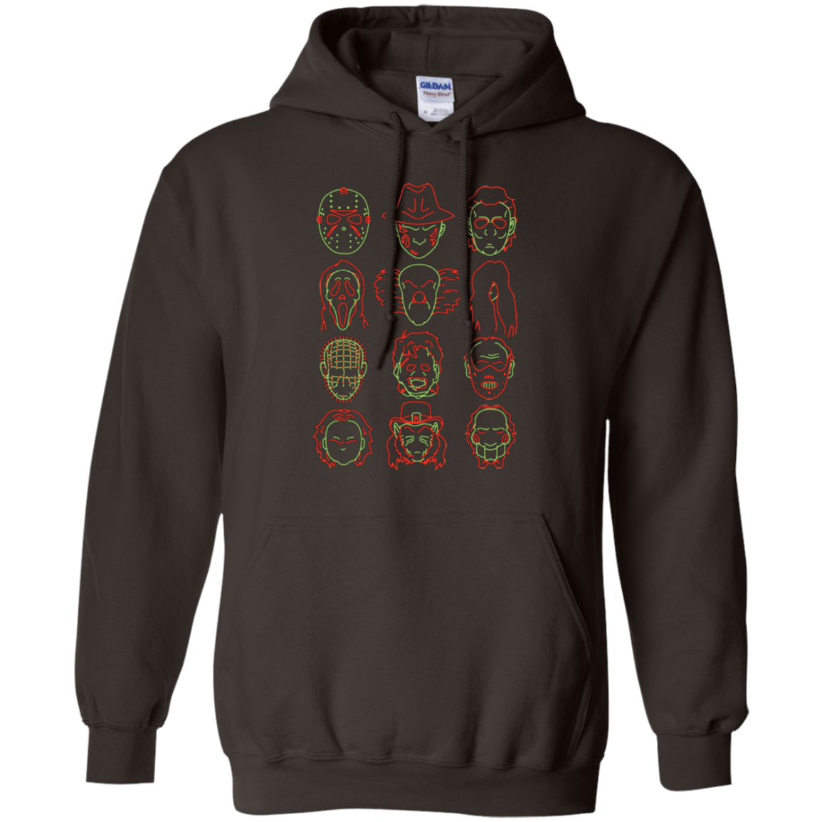 Sweatshirts Dark Chocolate / Small HORROR HEADS Pullover Hoodie