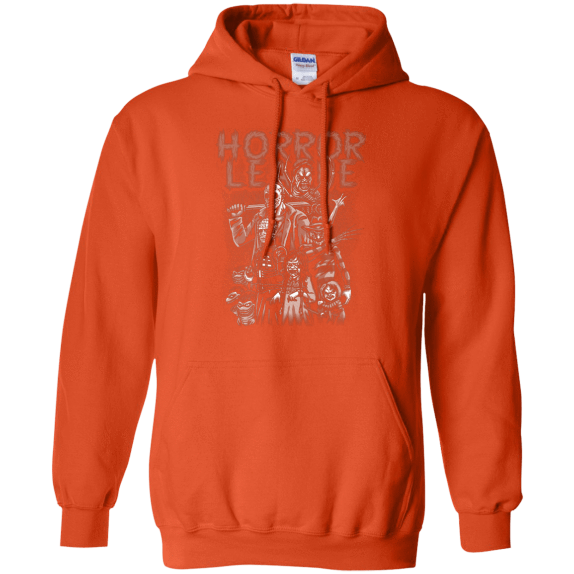 Sweatshirts Orange / Small Horror League Pullover Hoodie
