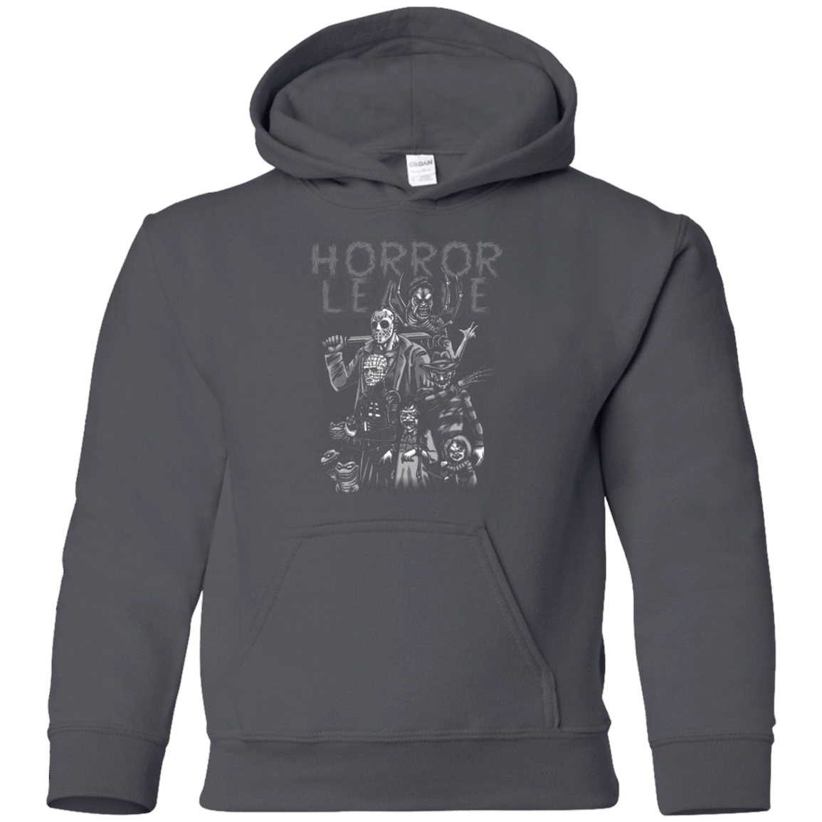 Sweatshirts Charcoal / YS Horror League Youth Hoodie
