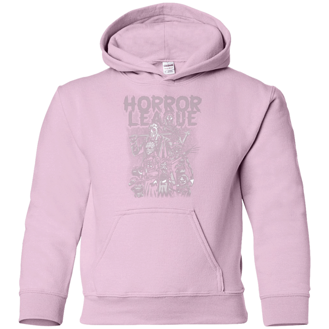 Sweatshirts Light Pink / YS Horror League Youth Hoodie