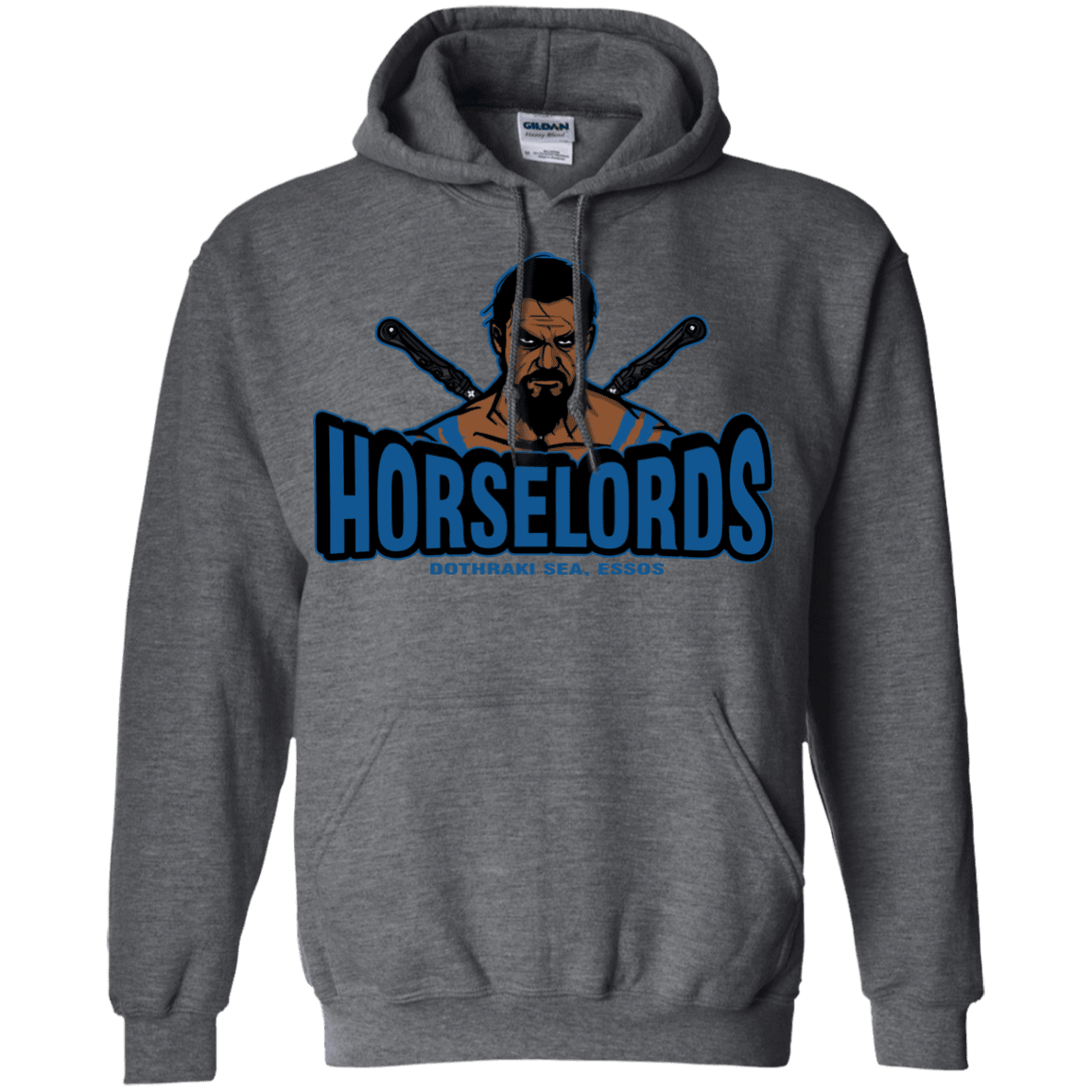 Sweatshirts Dark Heather / S Horse Lords Pullover Hoodie