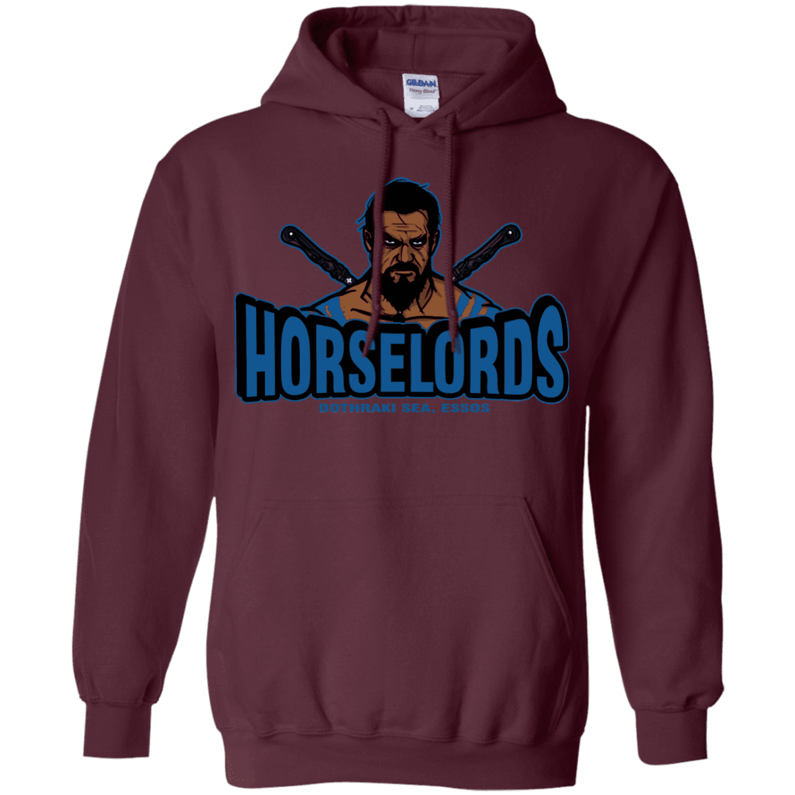 Sweatshirts Maroon / S Horse Lords Pullover Hoodie
